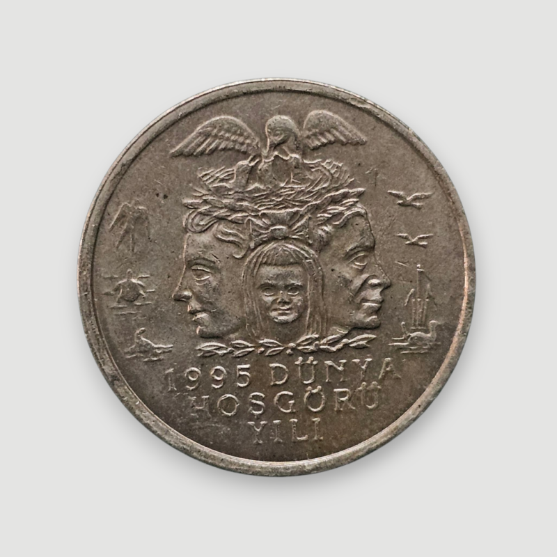 25.000 lira 1995 - Dünya Hoşgörü Yılı