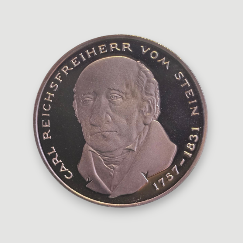 5 Mark 1981G - 150th Anniversary - Death of Karl vom Stein, Proof