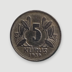 5 kuruş 1939
