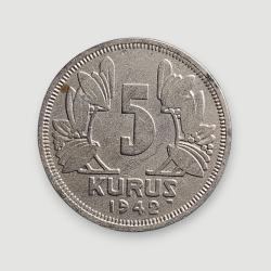 5 kuruş 1942