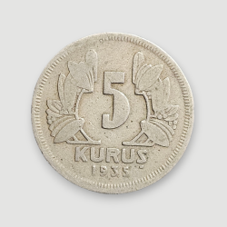 5 kuruş 1935