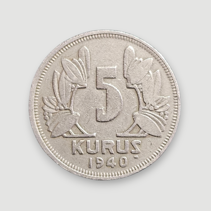 5 kuruş 1940
