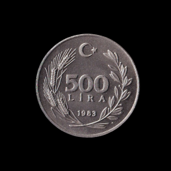 500 lira 1983 - Basılan İlk Para