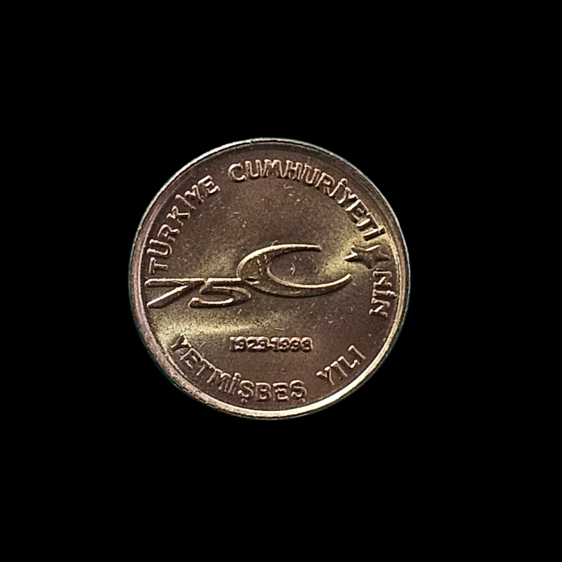 100.000 lira 1999 - T.C'nin 75. yıl dönümü