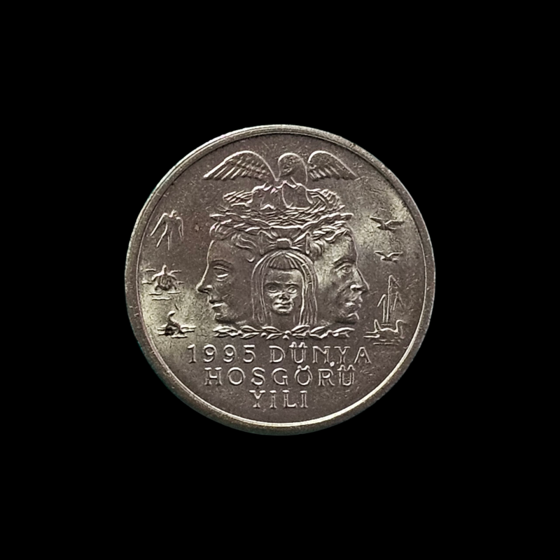 25.000 lira 1995 - Dünya Hoşgörü Yılı