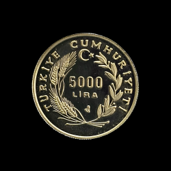 5000 lira 1992 - Yahudi Göçünün 500. yılı