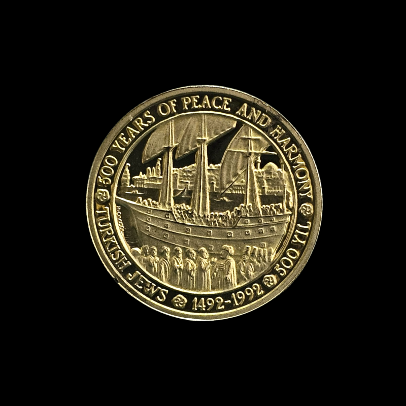 5000 lira 1992 - Yahudi Göçünün 500. yılı