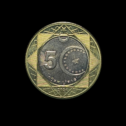 5 lira 2024 - Kıbrıs Barış Harekatının 50. yılı