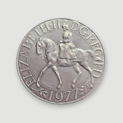 25 pence 1977 - Saltanatın Gümüş Jübilesi