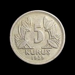 5 kuruş 1939