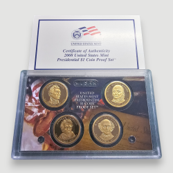 2008 USA Mint Presidential $1 Coin Proof Set