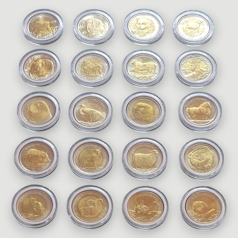 2009-2016 Animals Series Bi-Metal Complete Set