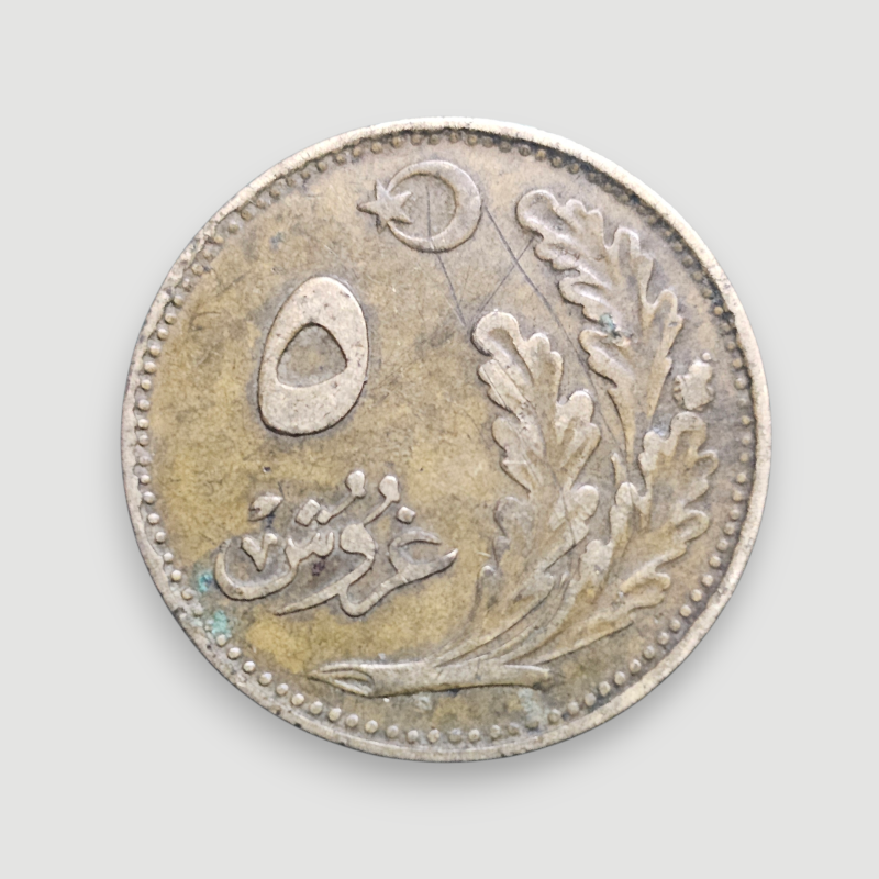 5 kuruş 1340/1924