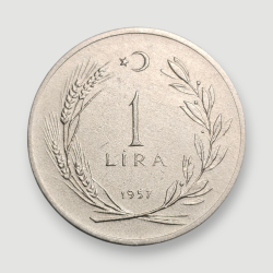 1 Lira 1957 Menderes
