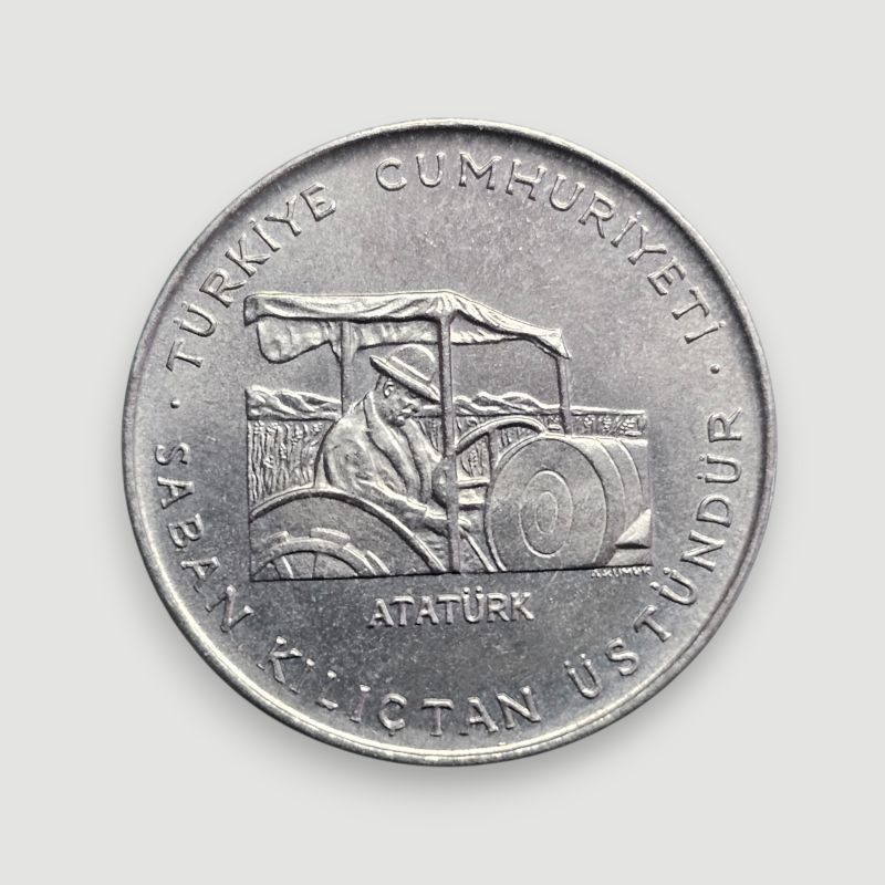 2 1/2 Lira 1970 Saban Kılıçtan Üstündür