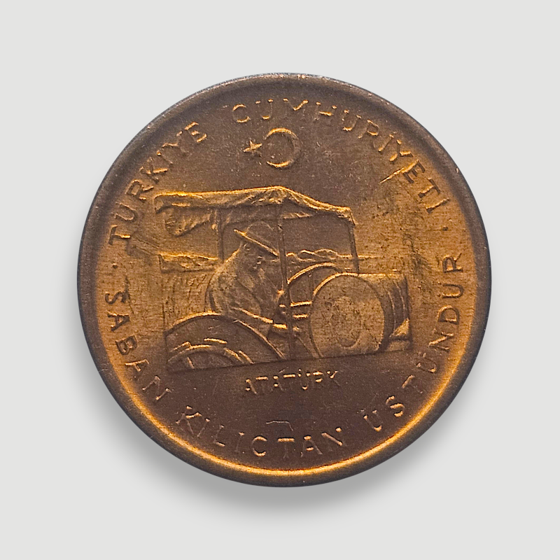 10 kuruş 1972 - Saban Kılıçtan Üstündür