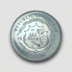 1 Dollar 1993 - In Memoriam Willy Brandt - Proof